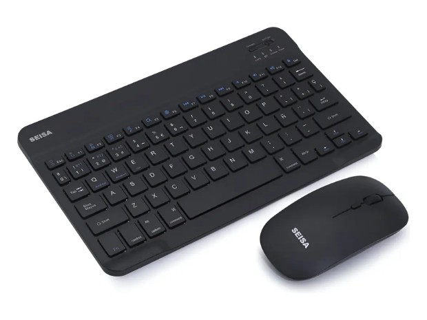 &uu KIT TECLADO PC + MOUSE DELGADO DN-H038